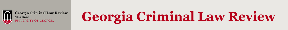 Georgia Criminal Law Review