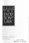 Evolution of Law by Alan Watson