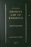 Georgia Law of Evidence (6th edition) by Alex Scherr