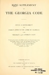 1926 Code 1930 Supplement