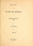 1910 Code Vol. 2 by John L. Hopkins