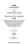 1922 Supplement to Park's Annotated Code 1914 Vol. 9 Civil Code by Harry B. Skillman