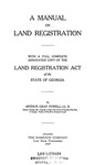 A Manual on Land Registration by Arthur Gray Powell