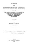 A Treatise on the Constitution of Georgia by Walter McElreath
